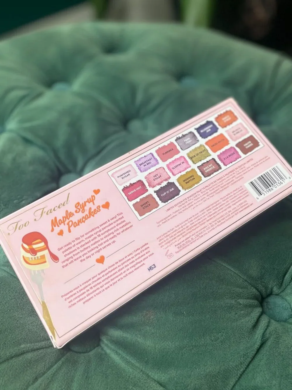 Too Faced Maple Syrup Pancakes Limited Edition Eye Shadow Palette *New*